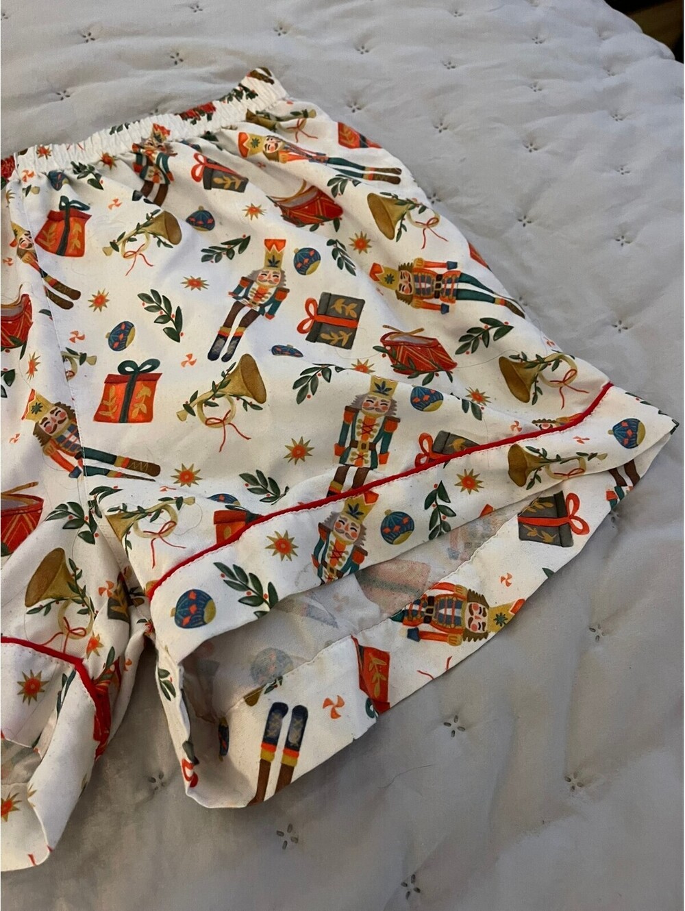 Mud Pie | M | Nutcracker Print Pajama Shorts